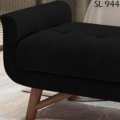 Puff Recamier 160 Cm Pes Madeira Leville Veludo Sl 944 Peer Sl 944
