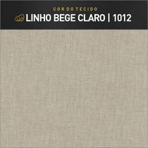 17056280183094 Recamier Banco Berlim Luxo Madeira Maciça Castellar Móbile Linho Bege Claro Linho Bege Claro