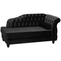 Recamier Diva Chaise Capitone 160 Cm Pes Mdf Gane Sl 944 Veludo Peer Sl 944