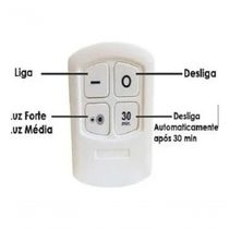 Lampada Led Luminaria Sem Fio Com Controle Remoto Kit C- 3