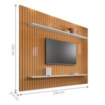 Painel Plimude Até 60 Polegadas Cinamomo Off White