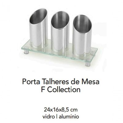 Porta Talheres De Mesa 3 Divisões Vidro Buffet Restaurante