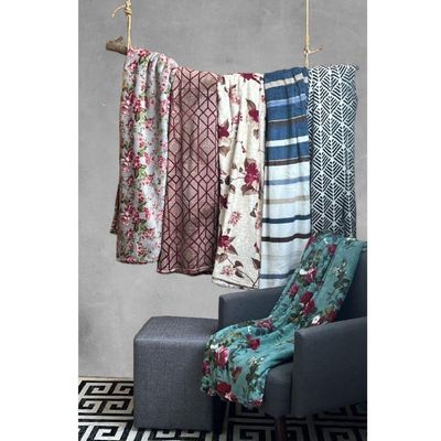 Manta Cobertor Estampada Macia 1,80x2,00m Avulso Sortido Corttex