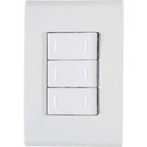 Placa 4x2+3 Interruptores Paralelos 10a-250v Branco Branco - 250v
