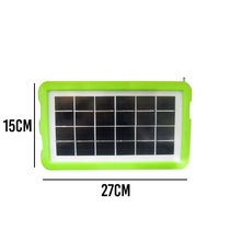 Luminaria Solar Radio Fm Lanterna Luz De Emergencia Usb