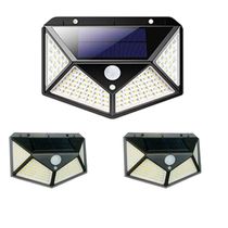 Luminária Solar Parede Sensor De Movimento