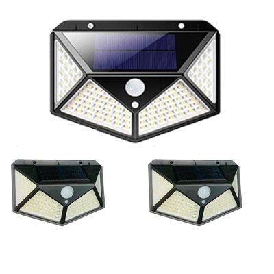 Luminária Solar Parede Sensor De Movimento