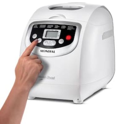 Panificadora Automática Mondial Master Bread NPF-54 com 19 Funções Pré-programadas - Branca branco / 220