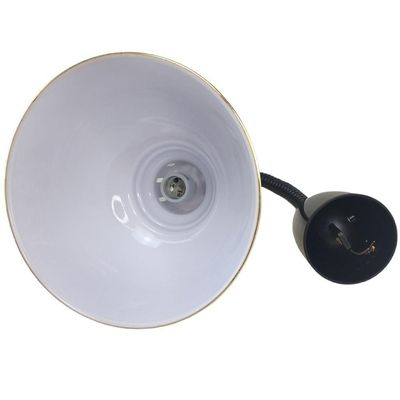 Lustre Pendente Luminaria Fio Espiral E27 Canopla Vintage Retro Casa Restaurante Mesa