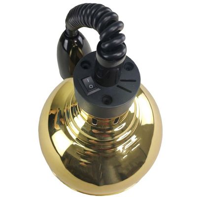Lustre Pendente Luminaria Fio Espiral E27 Canopla Vintage Retro Casa Restaurante Mesa