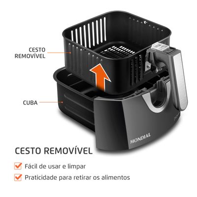 Fritadeira Sem Óleo Air Fryer 4L Mondial AFN-40-PI 110V