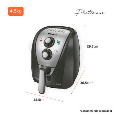 Fritadeira Sem Óleo Air Fryer 4L Mondial AFN-40-PI 110V