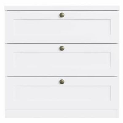 Cômoda Genialflex Infinity com 3 Gavetas e 79 cm de Largura Branco