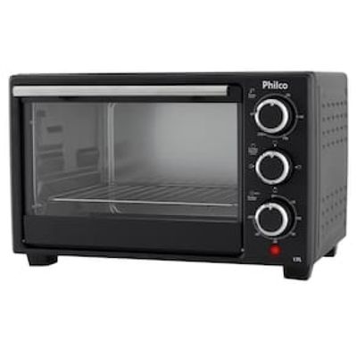 Forno Elétrico Philco PFE17P de 17L com Timer – Preto preto / 110