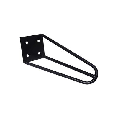 Kit 8 Pés De Metal 15 Cm Legs Mesas De Centro Puffs Preto
