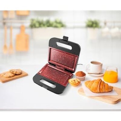 Sanduicheira Grill Britânia BGR16 com Revestimento Redstone - Inox Inox,Preto / 110