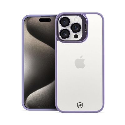 Kit Capa Gravity Lilás  e Pelicula Defender Pro Privacidade para iPhone 15 Pro Max - Gshield