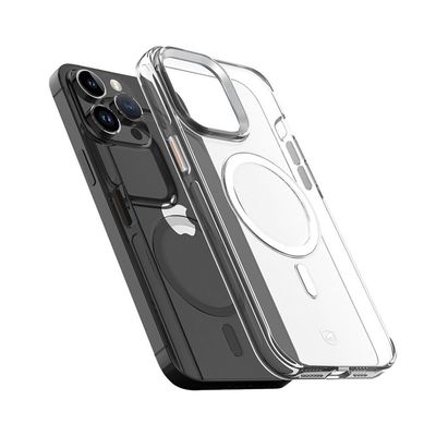 Kit Capa MagSafe Crystal Armor e Pelicula Coverage 5D Pro Preta para iPhone 15 Pro - Gshield