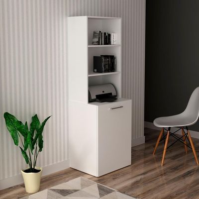 Armario Escrivaninha Multiuso Retratil 5 Nicho Me4171 Branco Tecno Mobili Branco