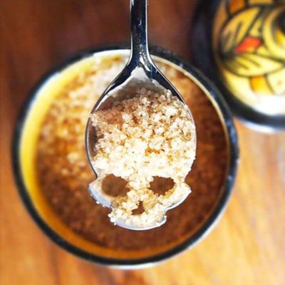 Colher Sugar Spoon Skull - Caveira