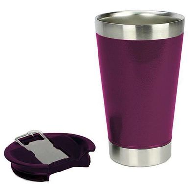 Copo Térmico Abridor 473ml Roxo
