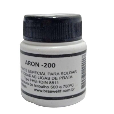 Fluxo Solda Prata 80 Gramas Aron-200