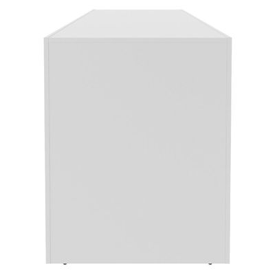 Escrivaninha Mesa Escritorio 180 Cm Me4185 Branco Tecno Mobili Branco