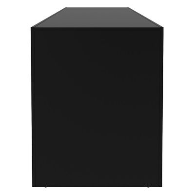 Escrivaninha Mesa Escritorio 180 Cm Me4185 Preto Tecno Mobili Preto