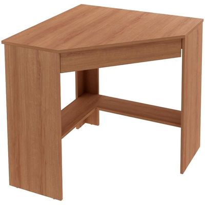 Escrivaninha Mesa Escritorio De Canto 76,5 Cm Me4169 Amendoa Tecno Mobili Amendoa