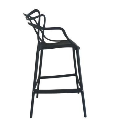 Banqueta Allegra Preta - Kit Com 3