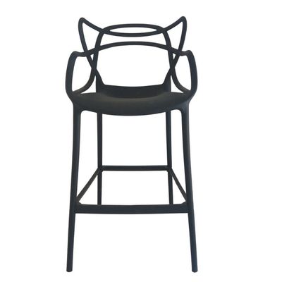 Banqueta Allegra Preta - Kit Com 3