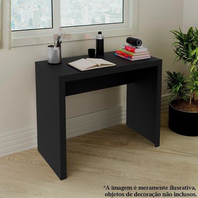 Escrivaninha Mesa Escritorio Me4139 Preto Tecno Mobili Preto
