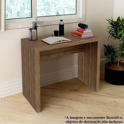 Escrivaninha Mesa Escritorio Me4139 Nogal Tecno Mobili Nogal