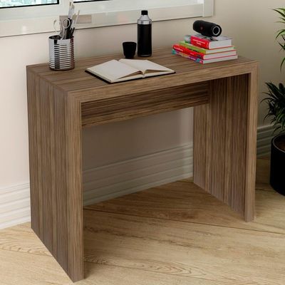 Escrivaninha Mesa Escritorio Me4139 Nogal Tecno Mobili Nogal