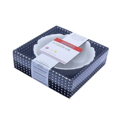 Petisqueira Flor Porcelana 15cm Pcln-086 - Hauskraft