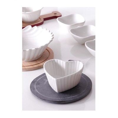 Conjunto Com 03 Petisqueiras De Porcelana Pcln-081 - Haüskraft