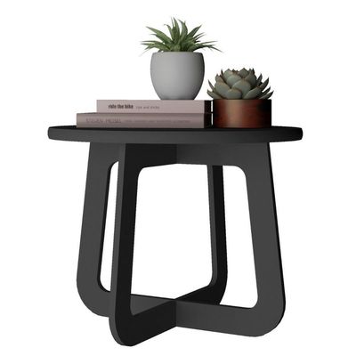 Mesa De Centro Jasmin 100% Mdf Grafite