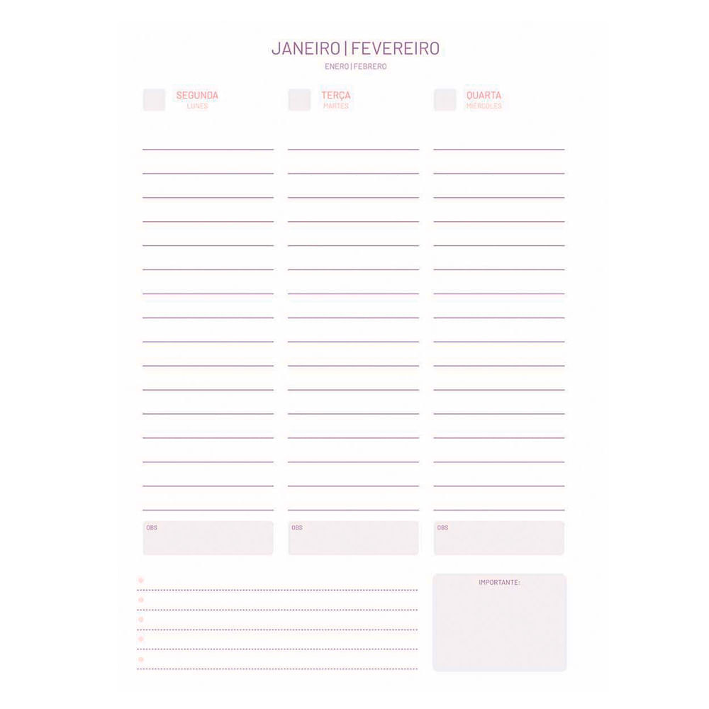 Agenda Planejamento 80Fls Be Bold Go Girl Jandaia