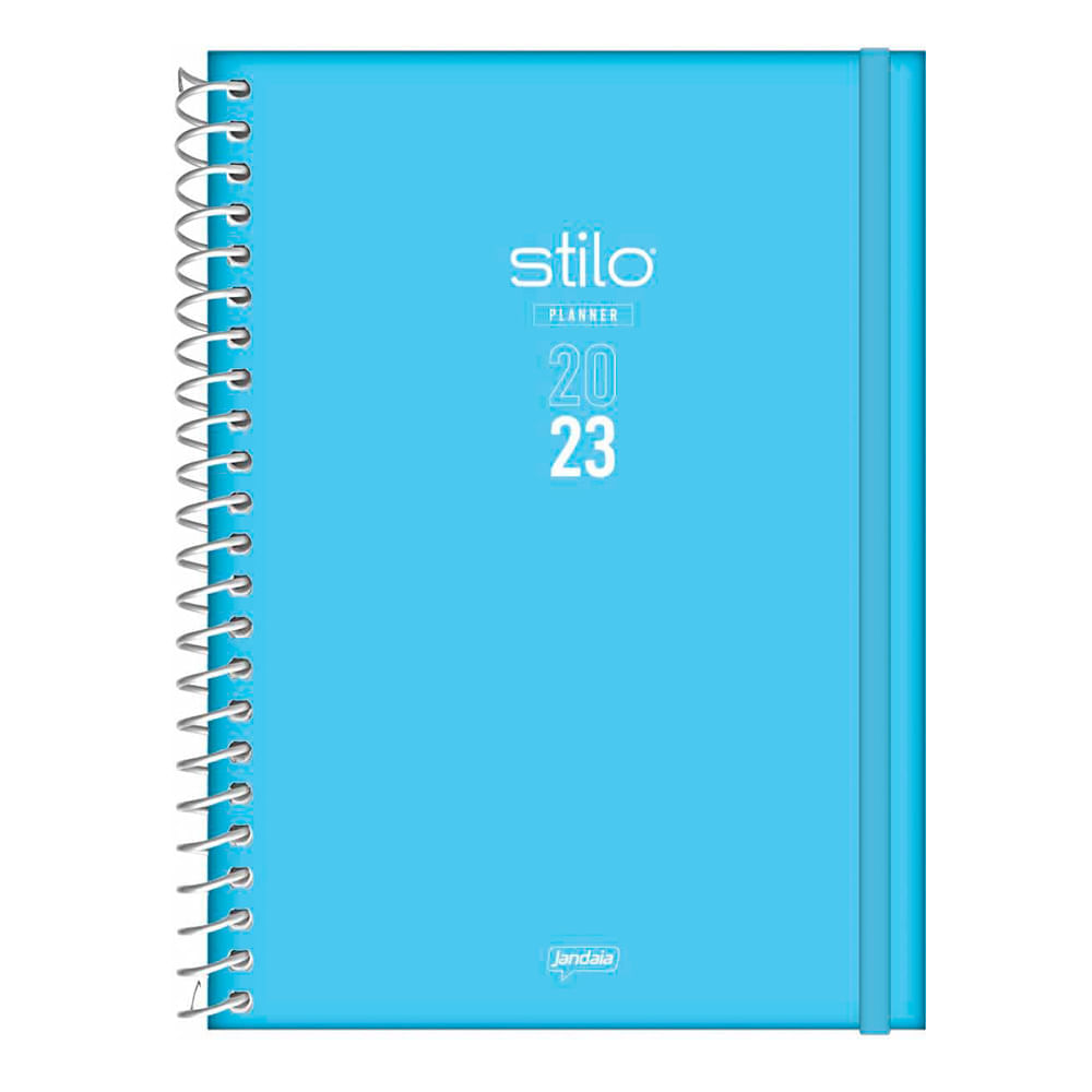 Agenda Planejamento 80Fls Stilo Azul Jandaia