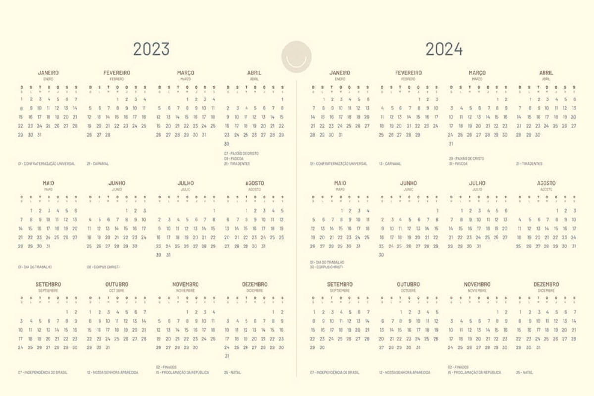 Agenda Free Planner Permanente La Creme Positive Jandaia