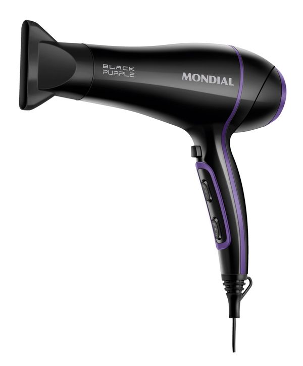 Secador de Cabelos Black Purple Mondial SCN-01 127V