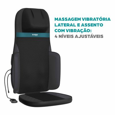 Assento Massageador Shiatsu Comfort Genis Relax Polishop ND / BIVOLT