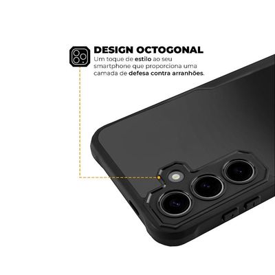 Capa para Samsung Galaxy S24 Plus - Dual Sense Preta - Gshield