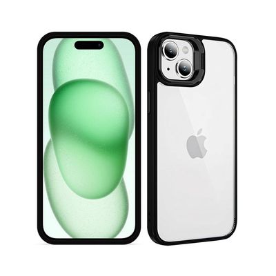Kit Capa Gravity Preta e Pelicula Nano Vidro para iPhone 15 Plus - Gshield