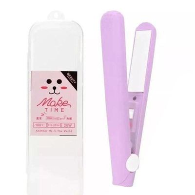 Mini Chapinha Prancha Portátil Cabelo 17Cm Bivolt 110V220V Bivolt