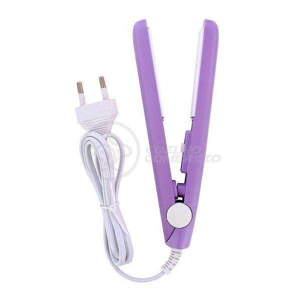Mini Chapinha Prancha 17Cm Bivolt 110|220V Profissional Roxo Bivolt