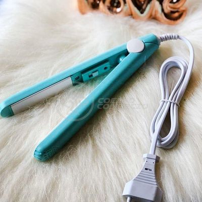 Mini Chapinha Prancha 17Cm Bivolt 110|220V Profissional Azul Bivolt