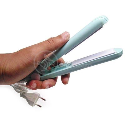 Mini Chapinha Prancha 17Cm Bivolt 110|220V Profissional Azul Bivolt