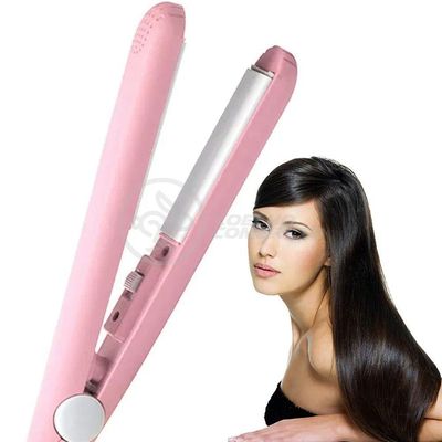 Mini Chapinha Prancha 17Cm Bivolt 110|220V Profissional Rosa Bivolt