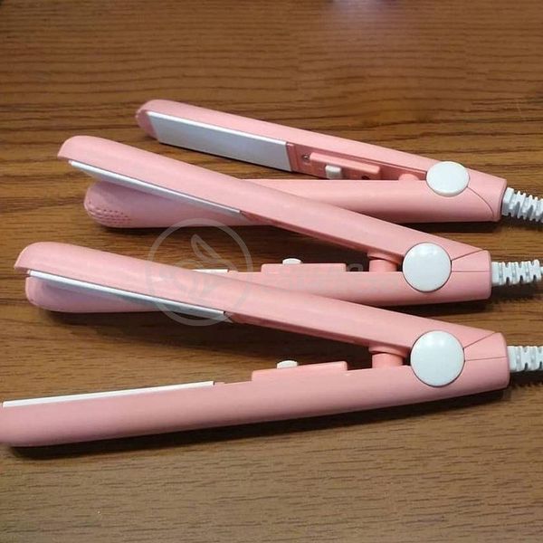 Mini Chapinha Prancha 17Cm Bivolt 110|220V Profissional Rosa Bivolt